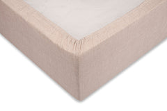 Hoeslaken Lino Sandy Beige - 100% Katoen