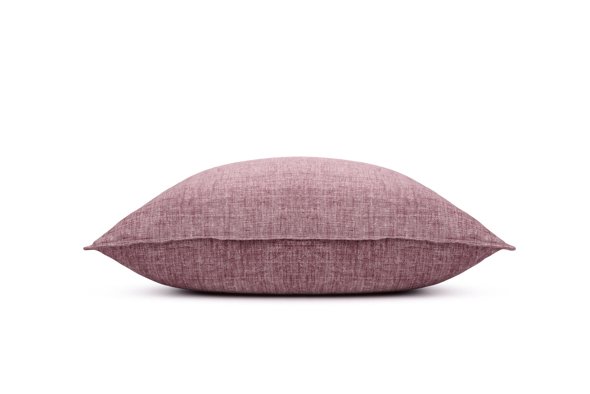 Zohome Kussensloop Lino Wine Red - 100% Katoen