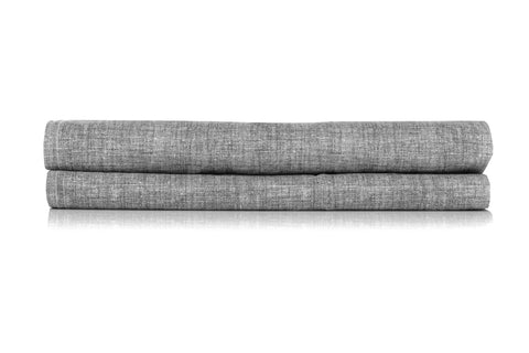 Zohome Hoeslaken Lino Dark Grey - 100% Katoen