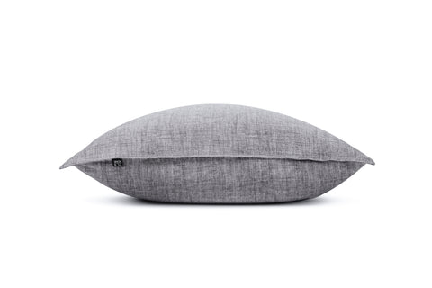 Zohome Kussensloop Lino Dark Grey - 100% Katoen