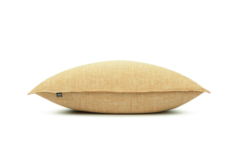 Zohome Kussensloop Lino Ochre Yellow - 100% Katoen