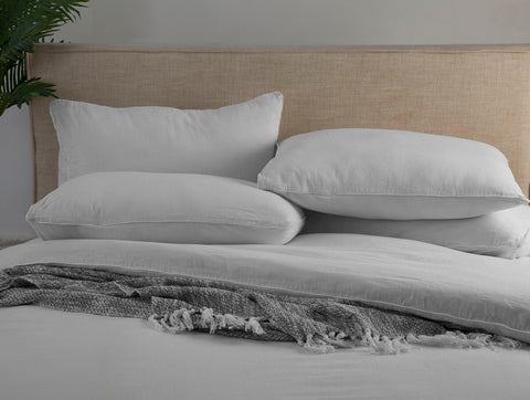 Yellow Dekbedovertrek Joelle White - 100% Katoen