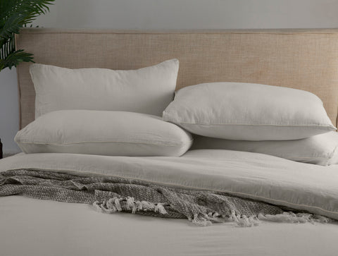 Yellow Dekbedovertrek Joelle Off-white - 100% Katoen