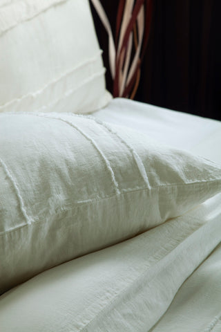 Yellow Dekbedovertrek Merle Off-white - 100% Katoen