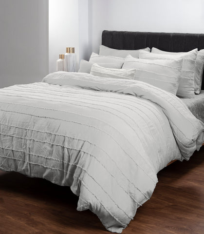 Yellow Dekbedovertrek Merle Off-white - 100% Katoen