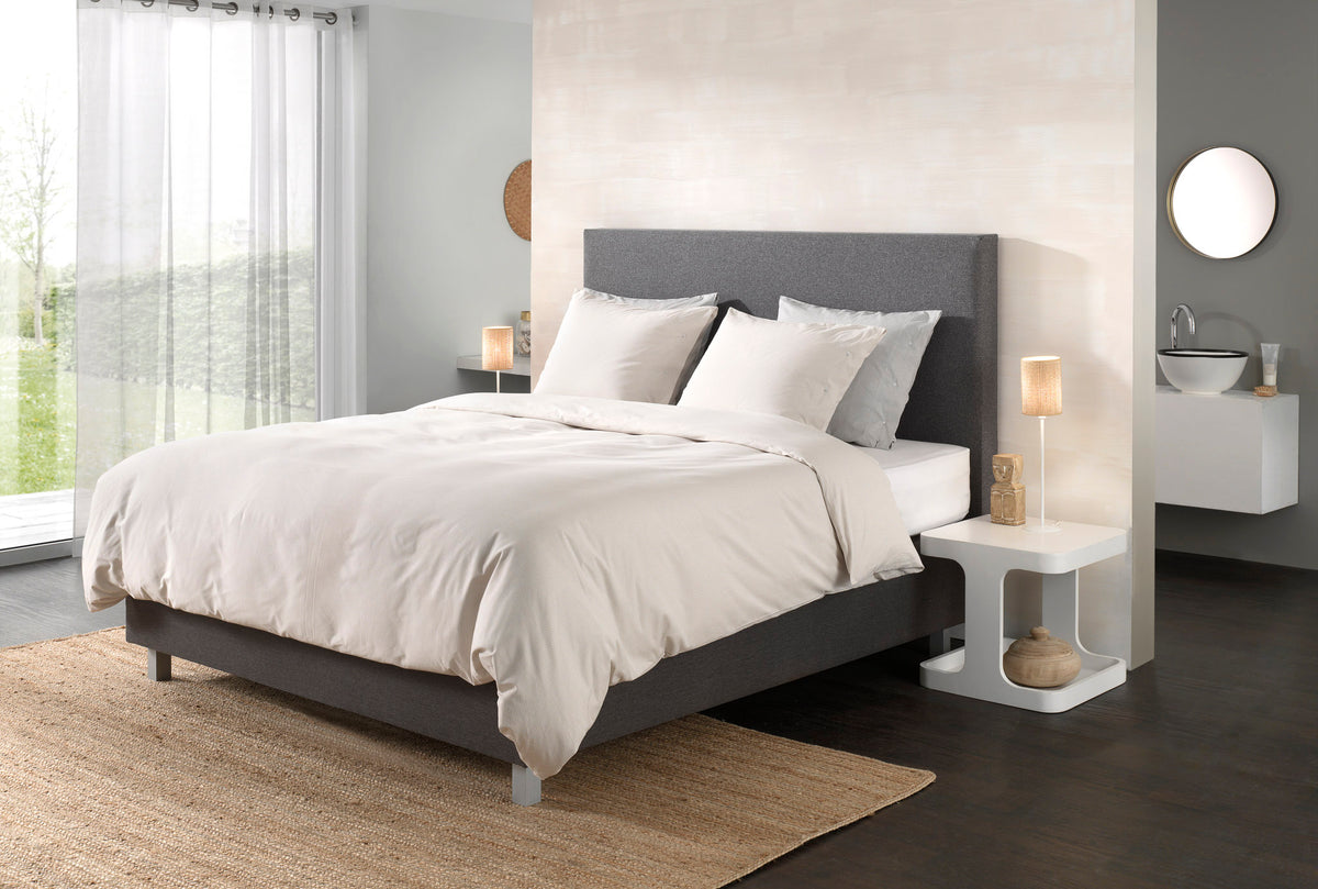 Yellow Dekbedovertrek Oxford Natural - 100% Katoen