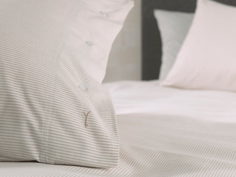 Yellow Dekbedovertrek Oxford Natural - 100% Katoen