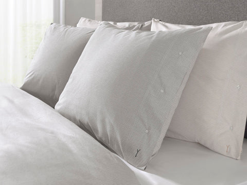 Yellow Dekbedovertrek Oxford Dark Grey - 100% Katoen