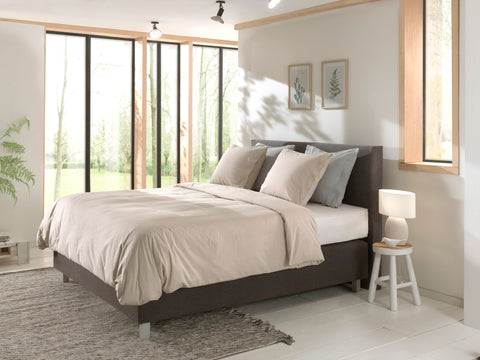 Yellow Dekbedovertrek Chambray Natural - 100% Katoen