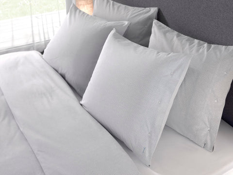 Yellow Dekbedovertrek Oxford Providence Blue - 100% Katoen