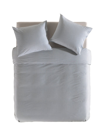 Yellow Dekbedovertrek Oxford Providence Blue - 100% Katoen