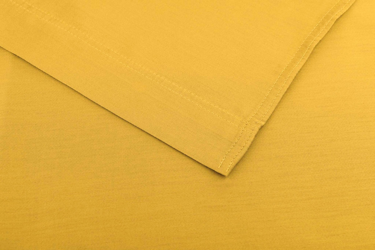Zohome Laken Satinado Ochre Gold - 100% Katoen-Satijn