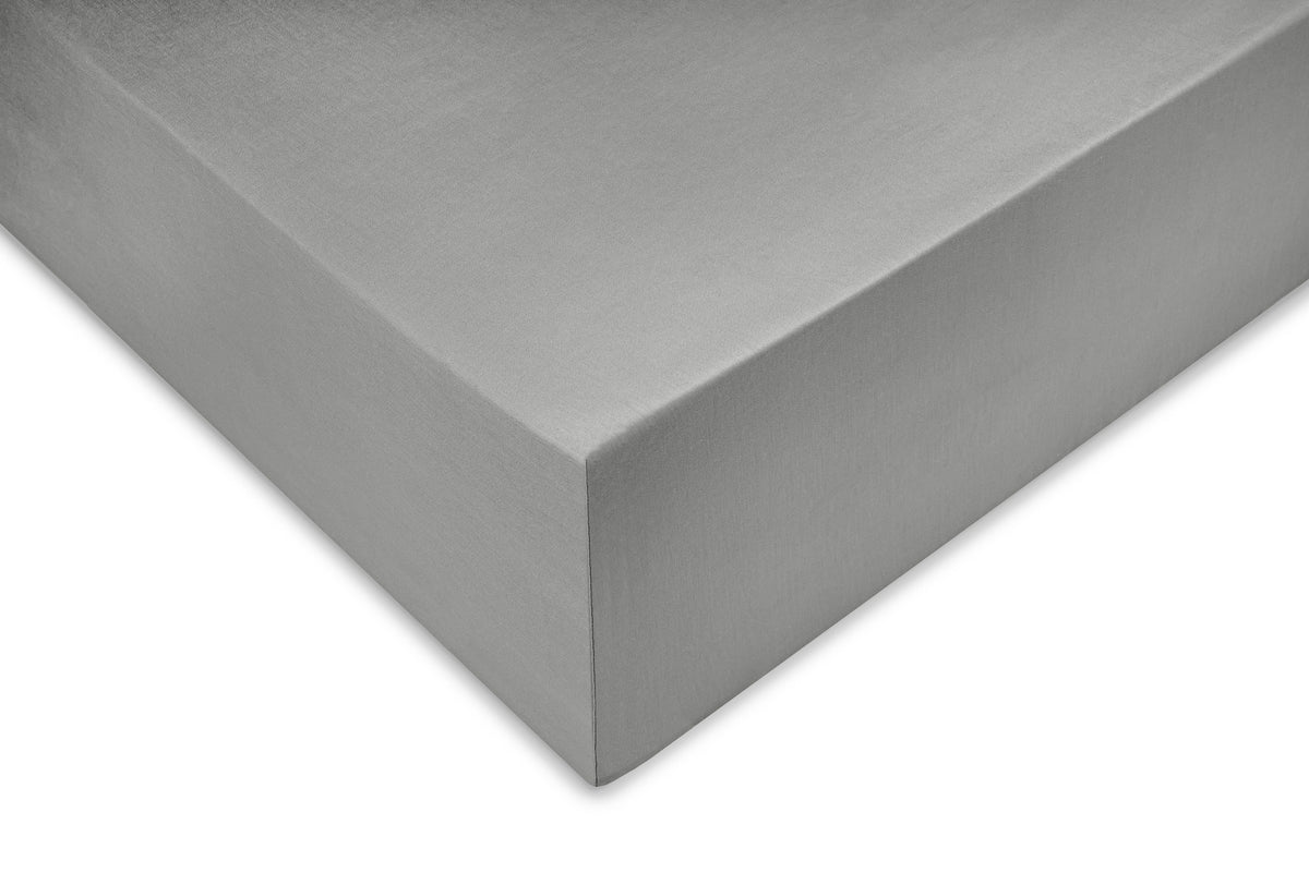 Zohome Hoeslaken Satinado Iron Grey - 100% Katoen-Satijn