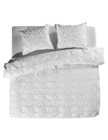 Yellow Dekbedovertrek Nova White - 100% Katoen-Satijn