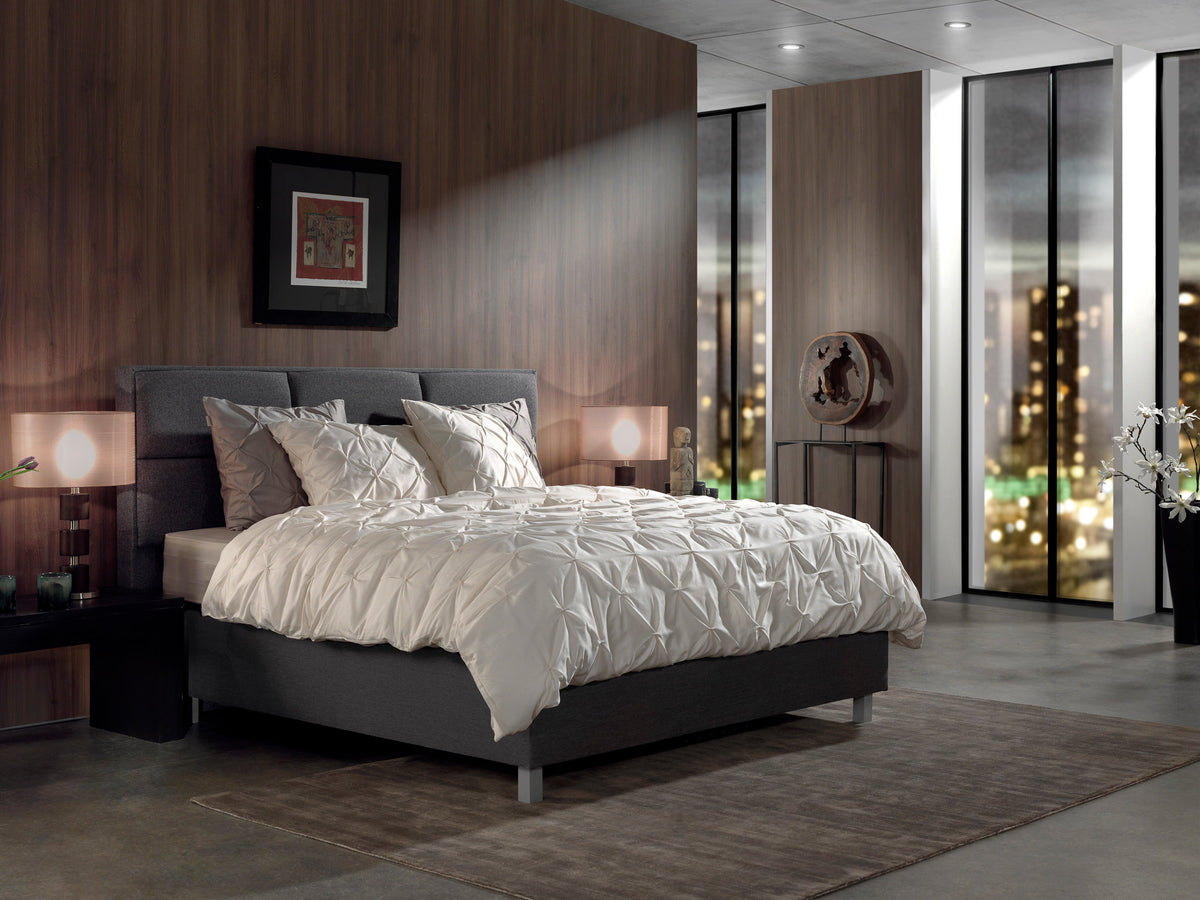 Yellow Dekbedovertrek Nova Off-white - 100% Katoen-Satijn