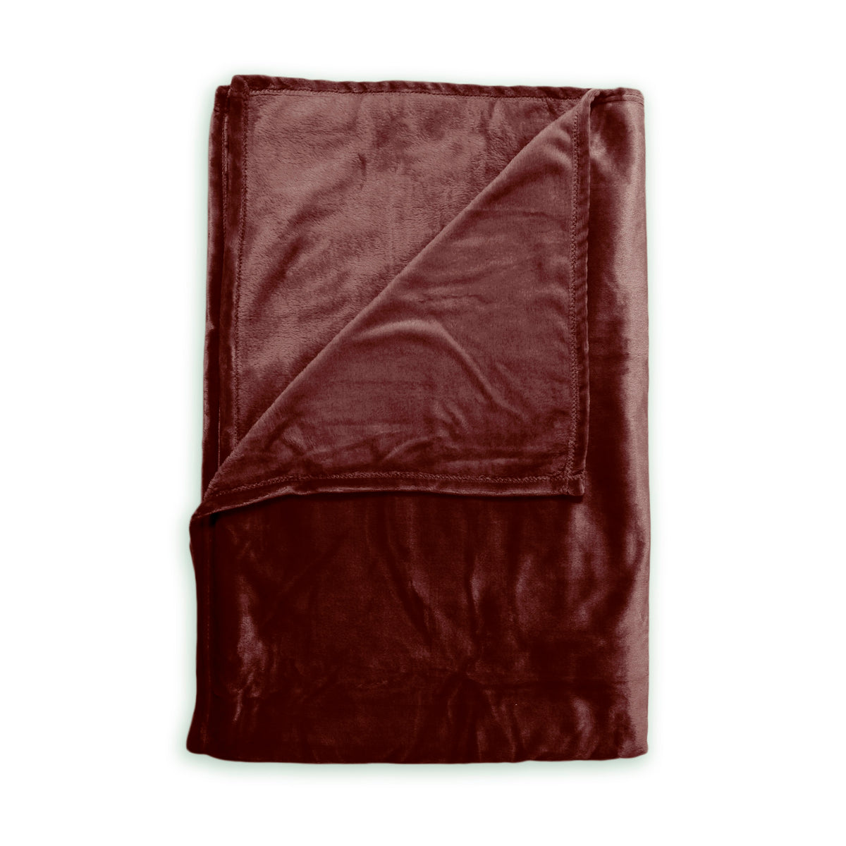 Zohome Plaid Cara Mahogany Red - 100% Polyester