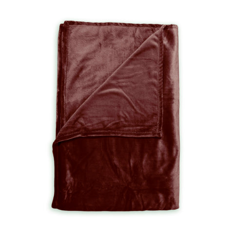 Zohome Plaid Cara Mahogany Red - 100% Polyester