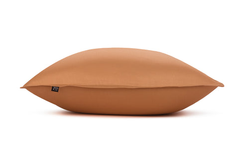 Zohome Kussensloop Satinado Cognac Brown - 100% Katoen-Satijn