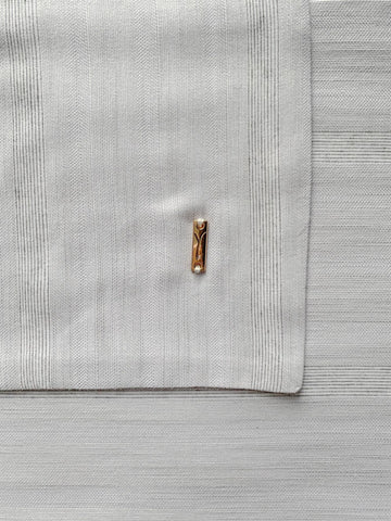 Yellow Dekbedovertrek Somme Off-white  Grey - 100% Katoen-Perkal