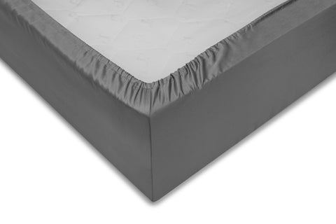 Zohome Hoeslaken Satinado Classic Anthracite - 100% Katoen-Satijn
