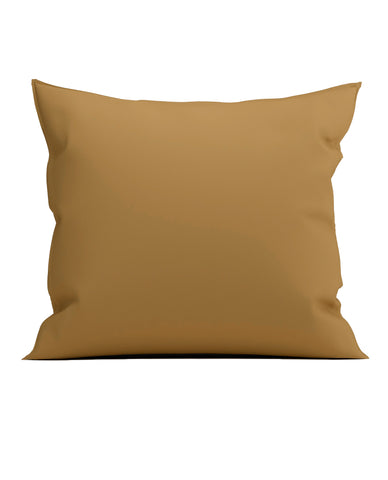 Yellow Kussensloop Percale Cognac Brown - 100% Katoen-Perkal