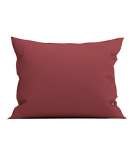 Kussensloop Percale Spicy Red - 100% Katoen-Perkal