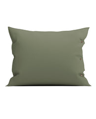 Kussensloop Percale Army Green - 100% Katoen-Perkal