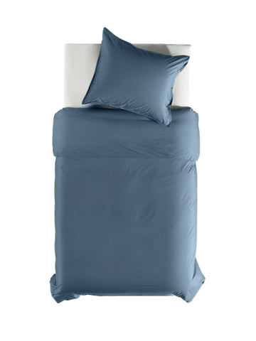 Yellow Dekbedovertrek Percale Midnight Blue - 100% Katoen-Perkal