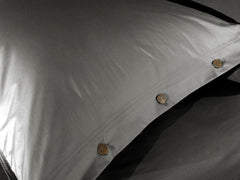 Dekbedovertrek Percale Steel Grey - 100% Katoen-Perkal