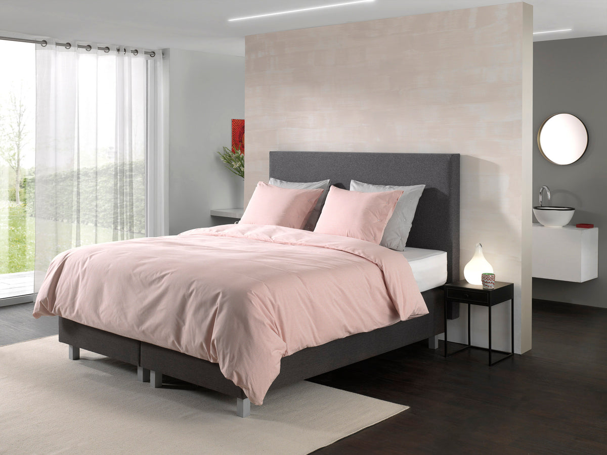 Yellow Dekbedovertrek Oxford Mandarin Red - 100% Katoen