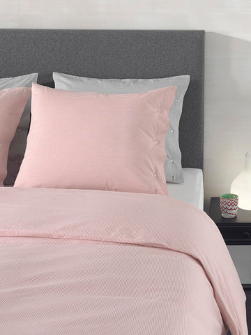 Yellow Dekbedovertrek Oxford Mandarin Red - 100% Katoen