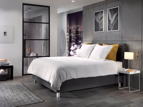 Yellow Dekbedovertrek Cialda White - 100% Katoen