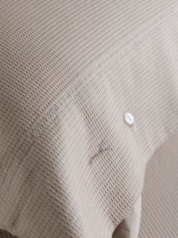 Yellow Dekbedovertrek Cialda Silver Grey - 100% Katoen