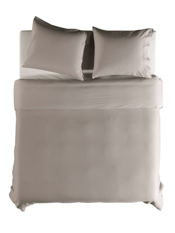 Yellow Dekbedovertrek Cialda Silver Grey - 100% Katoen