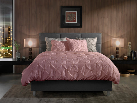 Yellow Dekbedovertrek Nova Shady Pink - 100% Katoen-Satijn