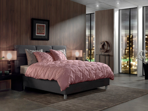 Yellow Dekbedovertrek Nova Shady Pink - 100% Katoen-Satijn