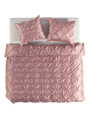 Yellow Dekbedovertrek Nova Shady Pink - 100% Katoen-Satijn