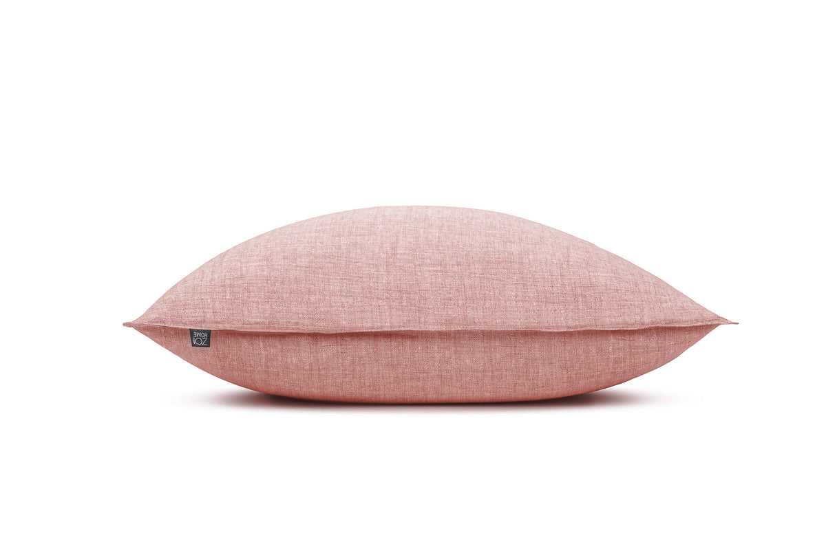 Zohome Kussensloop Lino Old Rose - 100% Katoen