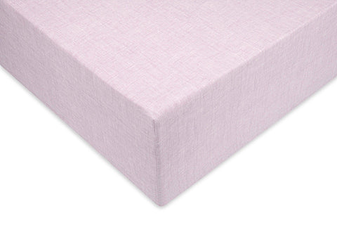 Zohome Hoeslaken Lino Grey Lilac - 100% Katoen