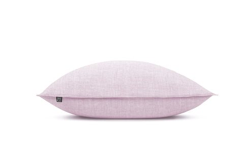 Zohome Kussensloop Lino Grey Lilac - 100% Katoen