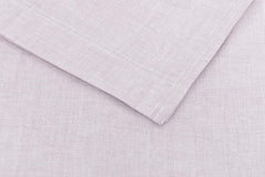 Laken Lino Grey Lilac - 100% Katoen