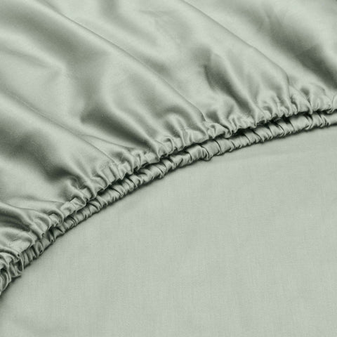 Zohome Hoeslaken Satinado Foam Green - 100% Katoen-Satijn