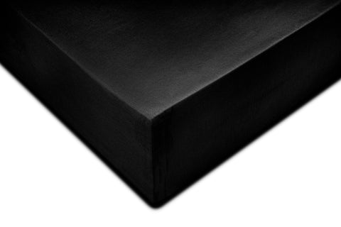 Zohome Hoeslaken Satinado Night Black - 100% Katoen-Satijn