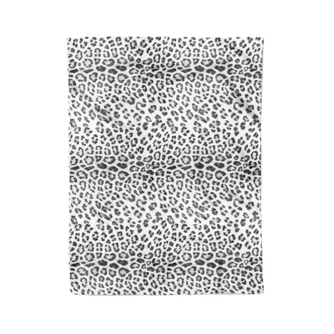Zohome Plaid Snow Leopard Grey - 100% Polyester