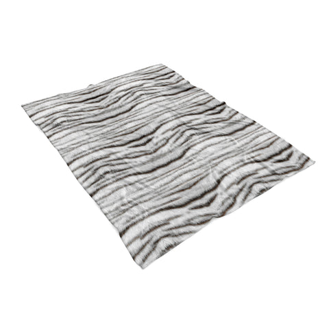 Zohome Plaid Siberian White Tijger Grey - 100% Polyester