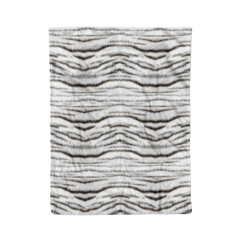 Zohome Plaid Siberian White Tijger Grey - 100% Polyester