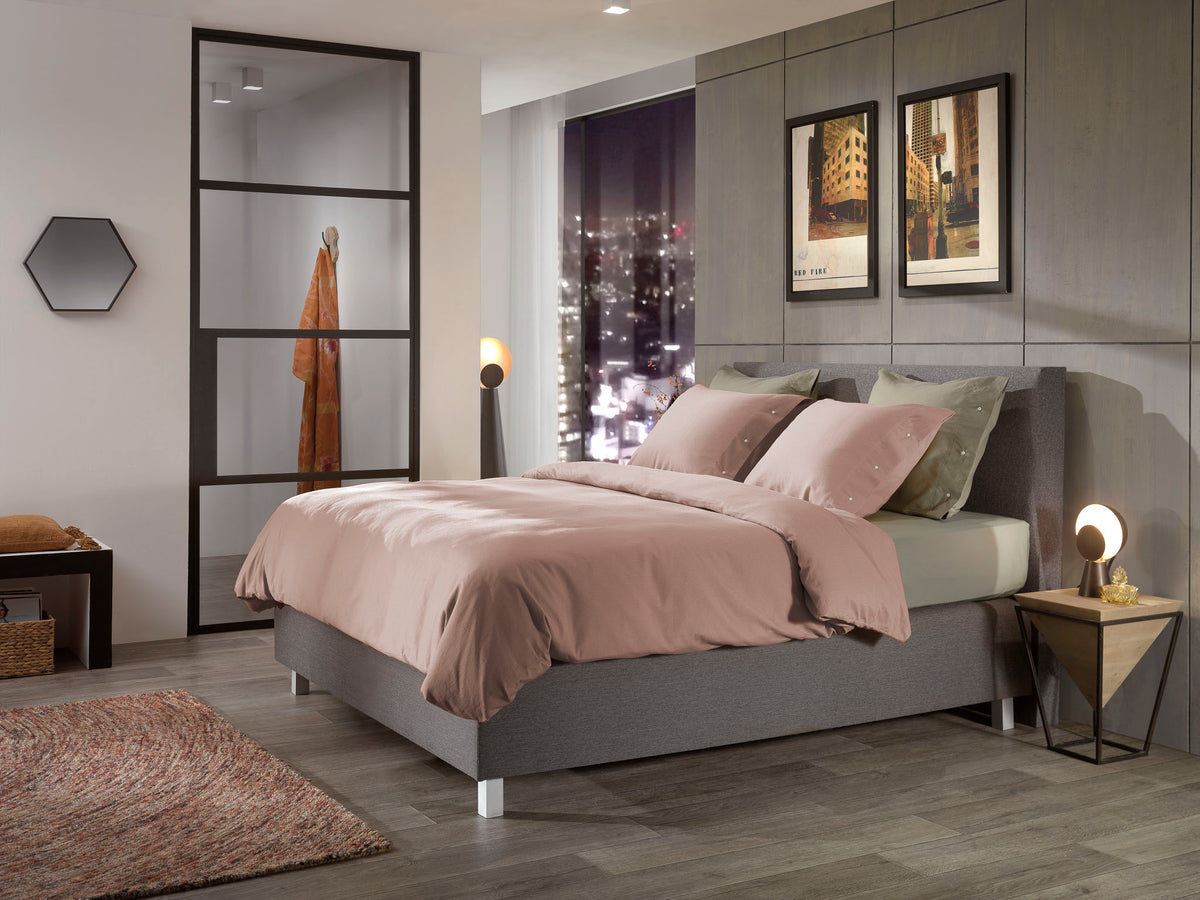 Yellow Dekbedovertrek Cialda Shady Pink - 100% Katoen