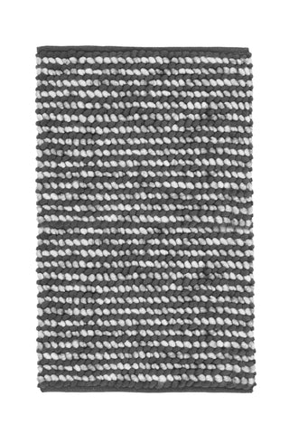 Heckettlane Badmat Mylene Anthracite - 60% Polyester 40% Cotton