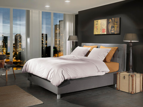 Yellow Dekbedovertrek Percale Cloud Pink - 100% Katoen-Perkal