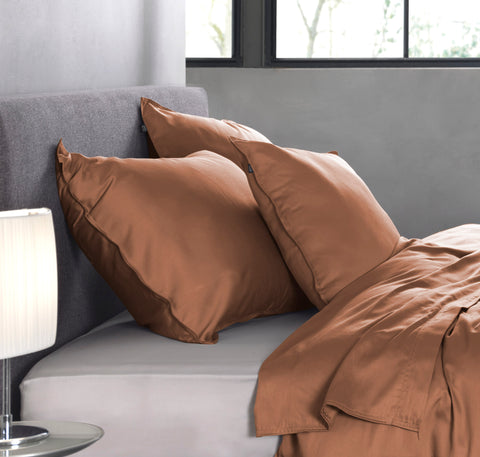 Zohome Kussensloop Satinado Canyon Rose - 100% Katoen-Satijn